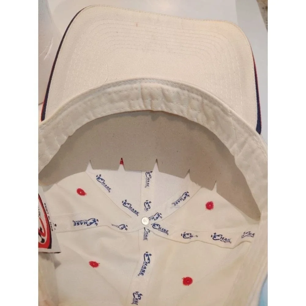 NASCAR Pepsi 400 Daytona Ball Cap White Red Adjustable Embroidered Racing Vintag